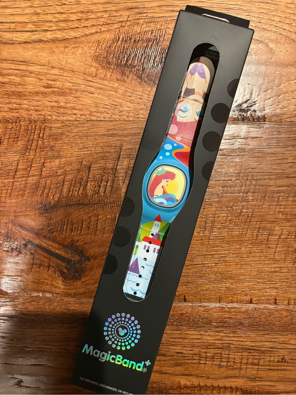 Disney Multicolor Ariel MagicBand with Blue Watch Face